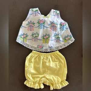 TBBC Susy Swing Top Set, size 6-12 months